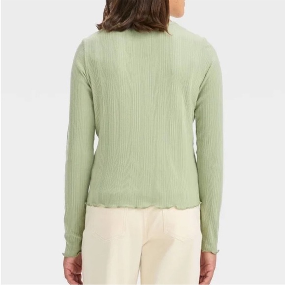 New! Art Class Girls' Long Sleeve Cinched Shirt - Olive Green Size XL (14) - Picture 2 of 9